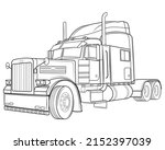 classic american truck isolated ... | Shutterstock .eps vector #2152397039