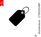 tag sale icon vector  tag | Shutterstock .eps vector #1730101489
