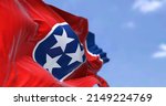 The us state flag of tennessee...