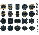 vector set vintage labels and... | Shutterstock .eps vector #1920712889