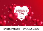 happy valentines day background ... | Shutterstock .eps vector #1900652329