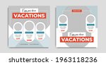 travel agency social media post ... | Shutterstock .eps vector #1963118236
