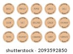 a set of 15 handwritten labels... | Shutterstock .eps vector #2093592850