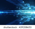 vector digital technology... | Shutterstock .eps vector #439208653