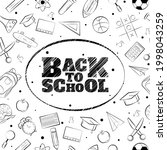back to school vector seamless... | Shutterstock .eps vector #1998043259