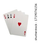 Ace Cards  Poker  Isolated On...