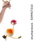 Funny Ostrich Marionette Puppet ...