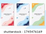 set of minimalist abstract... | Shutterstock .eps vector #1745476169