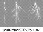 the effect of lightning and... | Shutterstock .eps vector #1728921289