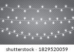garland decorations. glowing... | Shutterstock .eps vector #1829520059