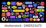 colorful trendy sticker pack....