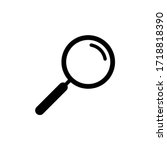 search icon vector. magnifying... | Shutterstock .eps vector #1718818390