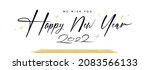 happy new year 2022 greeting... | Shutterstock .eps vector #2083566133