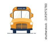 A Cartoon Yellow School Bus...