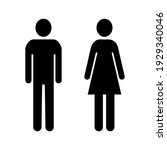 men women icon   toilet... | Shutterstock .eps vector #1929340046
