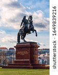 Small photo of Hungary, Budapest - 13 february 2020: Memorial monument Francis II Rakoczi in Budapest near Hungarian parliament. Franciscus II. Dei Gratia Sacri Romani Imperii & Transylvaniae princeps Rako