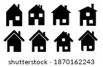 home flat icons set  premium... | Shutterstock .eps vector #1870162243