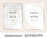 luxury wedding invitation cards ... | Shutterstock .eps vector #1079381999