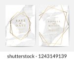luxury wedding invitation cards ... | Shutterstock .eps vector #1243149139