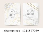 luxury wedding invite cards... | Shutterstock .eps vector #1311527069