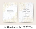 luxury wedding invite and save... | Shutterstock .eps vector #1415208956