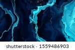 blue marble and gold abstract... | Shutterstock .eps vector #1559486903