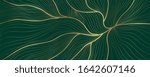 luxury golden emerald wallpaper.... | Shutterstock .eps vector #1642607146