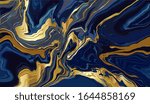 luxury wallpaper. blue marble... | Shutterstock .eps vector #1644858169