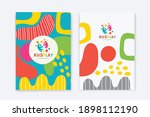 kids arts logo and stationery... | Shutterstock .eps vector #1898112190