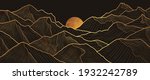 mountain line art background ... | Shutterstock .eps vector #1932242789