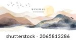 mountain background vector.... | Shutterstock .eps vector #2065813286