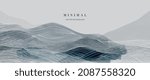 mountain background vector.... | Shutterstock .eps vector #2087558320