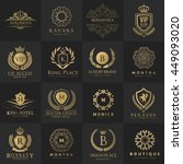 luxury logo collection design... | Shutterstock .eps vector #449093020