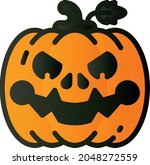 pumpkin vector illustration... | Shutterstock .eps vector #2048272559
