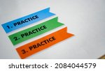 practice. practice. practice... | Shutterstock . vector #2084044579