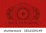 fried egg icon and back to... | Shutterstock .eps vector #1816104149