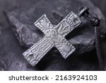 Small photo of Ancient Scandinavian Cross, Viking Artifacts, Viking Age, 800-1200 AD