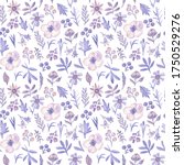 seamless floral pattern in... | Shutterstock . vector #1750529276