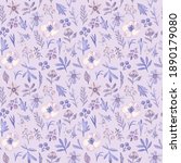 elegant floral seamless pattern ... | Shutterstock . vector #1890179080