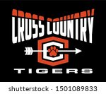 tigers cross country team... | Shutterstock .eps vector #1501089833