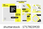 editable post template social... | Shutterstock .eps vector #1717823920