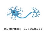 image of a neuron. vector image ... | Shutterstock .eps vector #1776036386