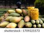 Small photo of Deleterious Indian Street food - Fruits