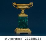 Small photo of Ormolu bronze gilded malachite incense burner french vase style