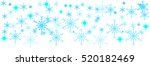 winter print with blue... | Shutterstock .eps vector #520182469