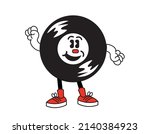 retro cartoon character with a... | Shutterstock .eps vector #2140384923