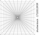 tunnel line depth illusion art... | Shutterstock .eps vector #1710313939