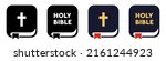 Holy Bible Various Vector Icons....