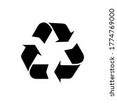recycle icon vector isolated... | Shutterstock .eps vector #1774769000