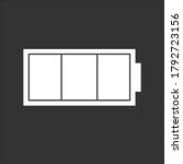 battery icon. vector conceptual ... | Shutterstock .eps vector #1792723156